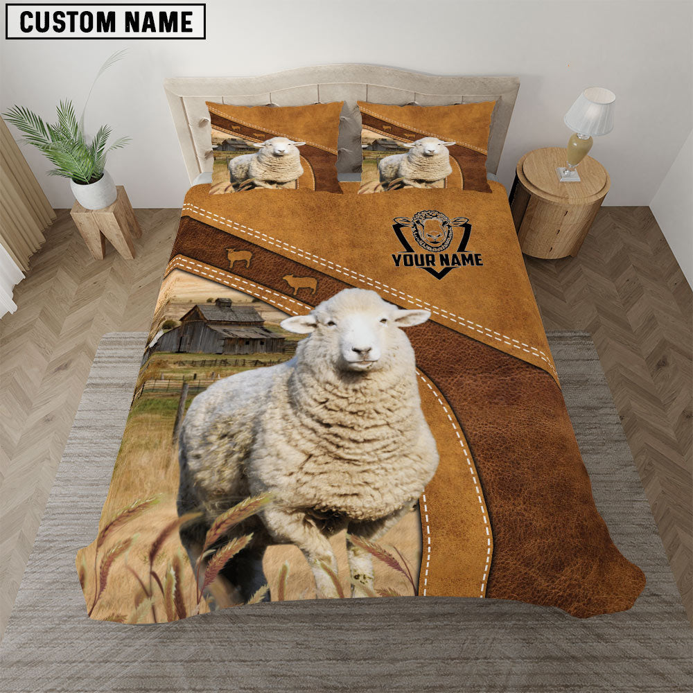 Custom Name Sheep Bedding set