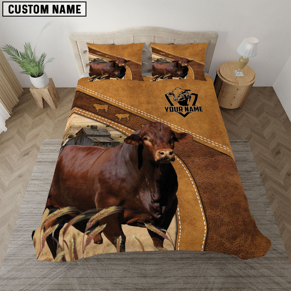Custom Name Beefmaster Bedding set