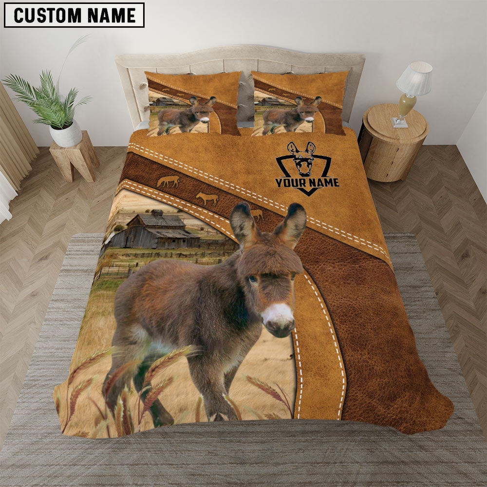 Custom Name Miniature Donkey Bedding set