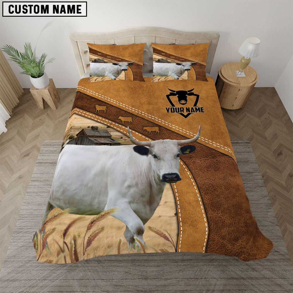 Custom Name British White Park Bedding set