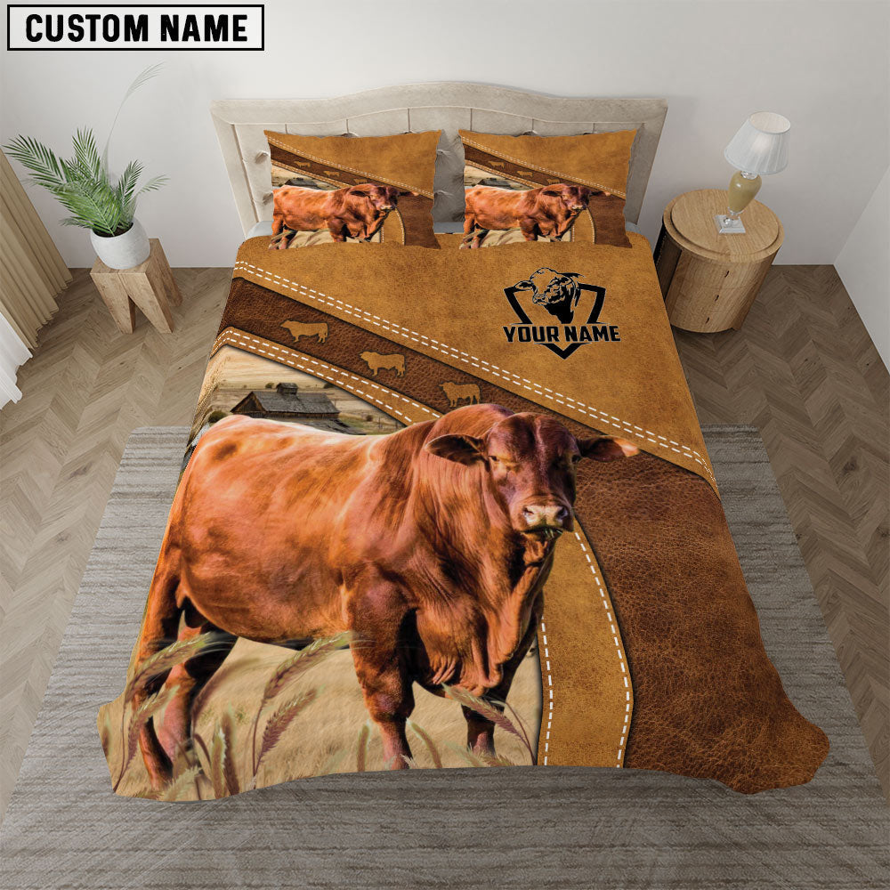 Custom Name Santa Gertrudis Bedding set
