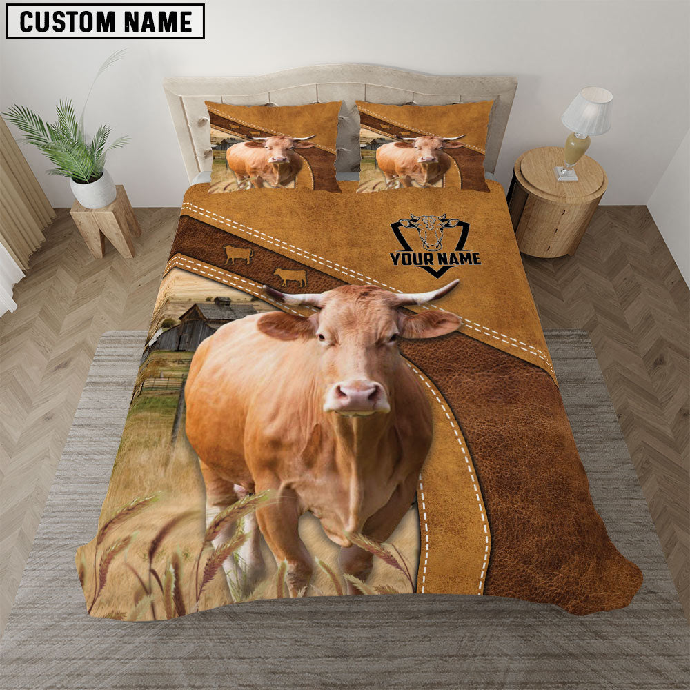Custom Name Gelbvieh Bedding set