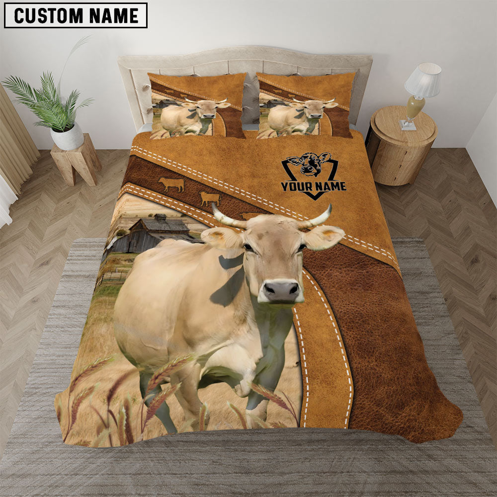 Custom Name Braunvieh Bedding set