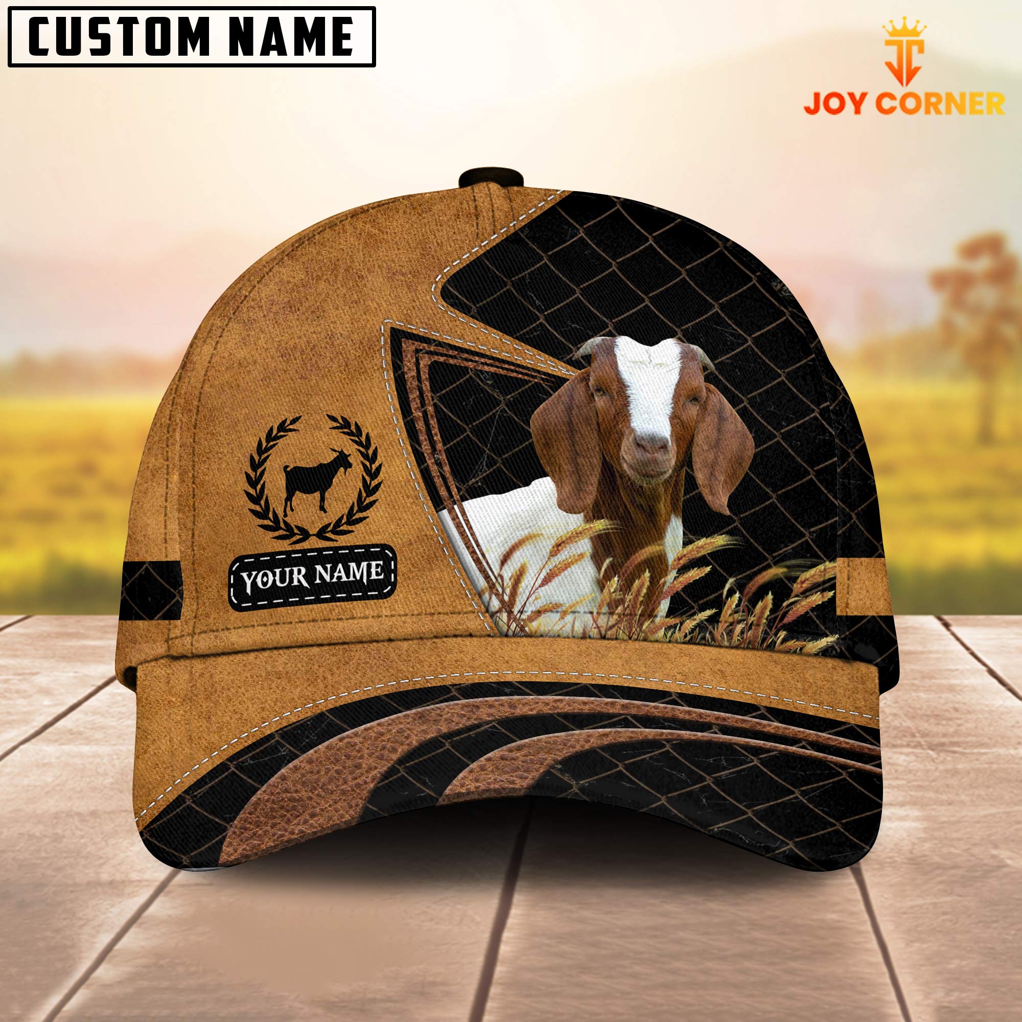 Custom Name Boer Goat Cap