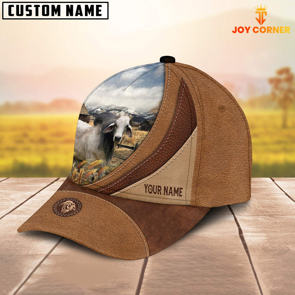Custom Name Brahman Brown Classic Cap
