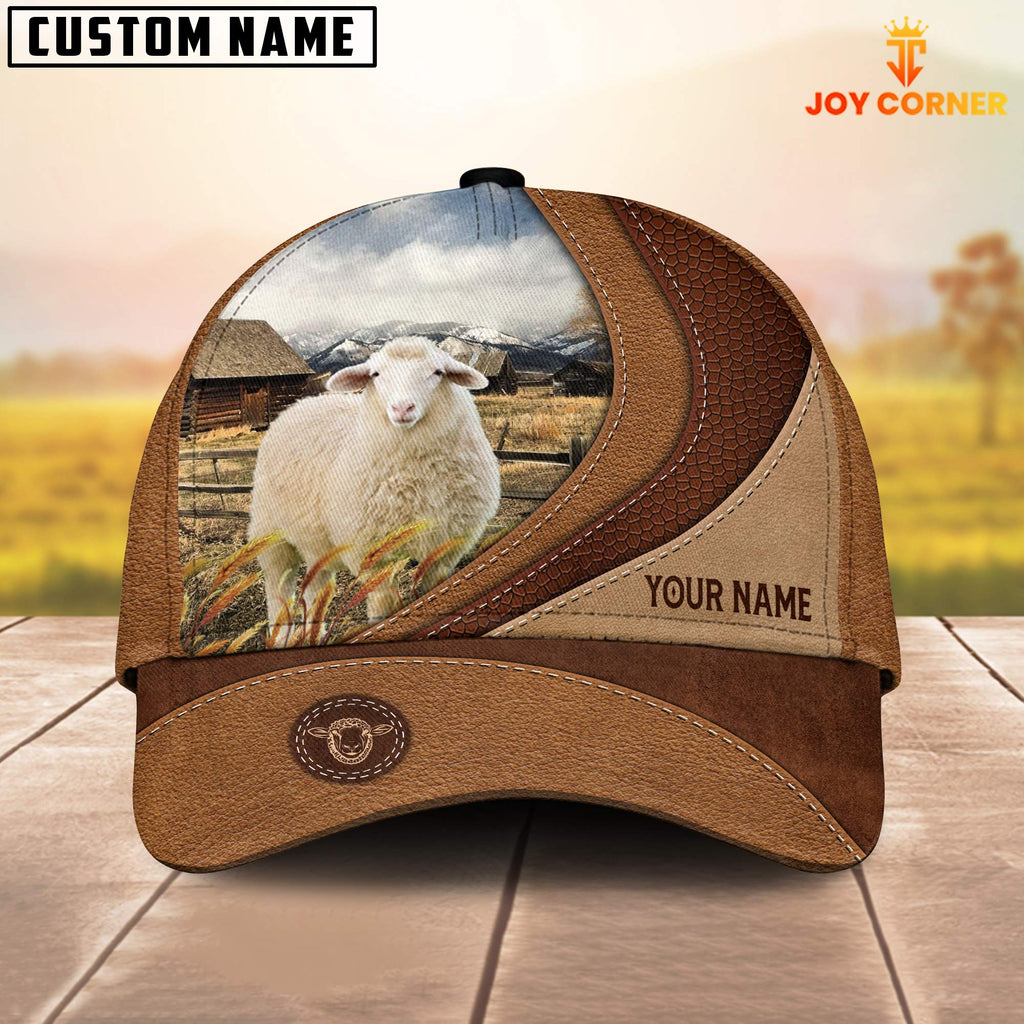 Custom Name Sheep Brown Classic Cap