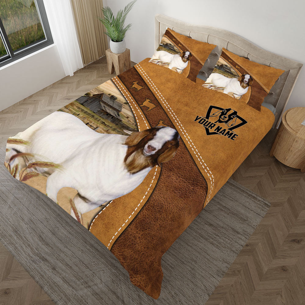 Boer Goat Customized Bedding set