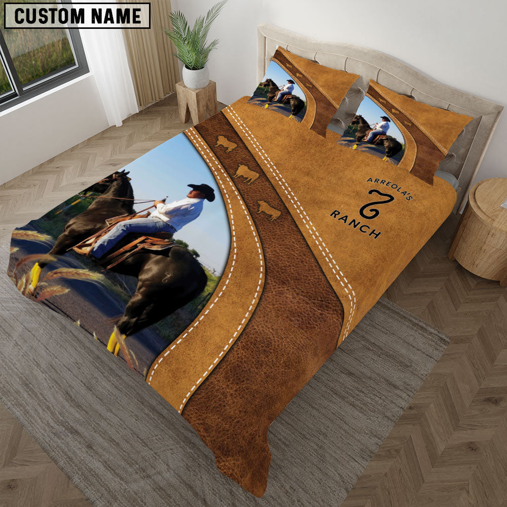 Custom Name Ranch Horse For Customer Bedding set