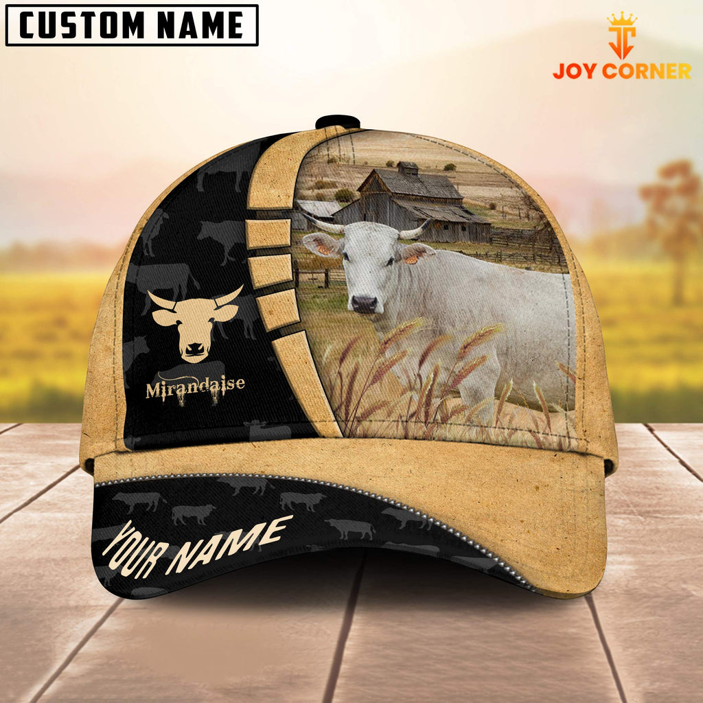 Custom Name Mirandaise Cattle 3D Cap