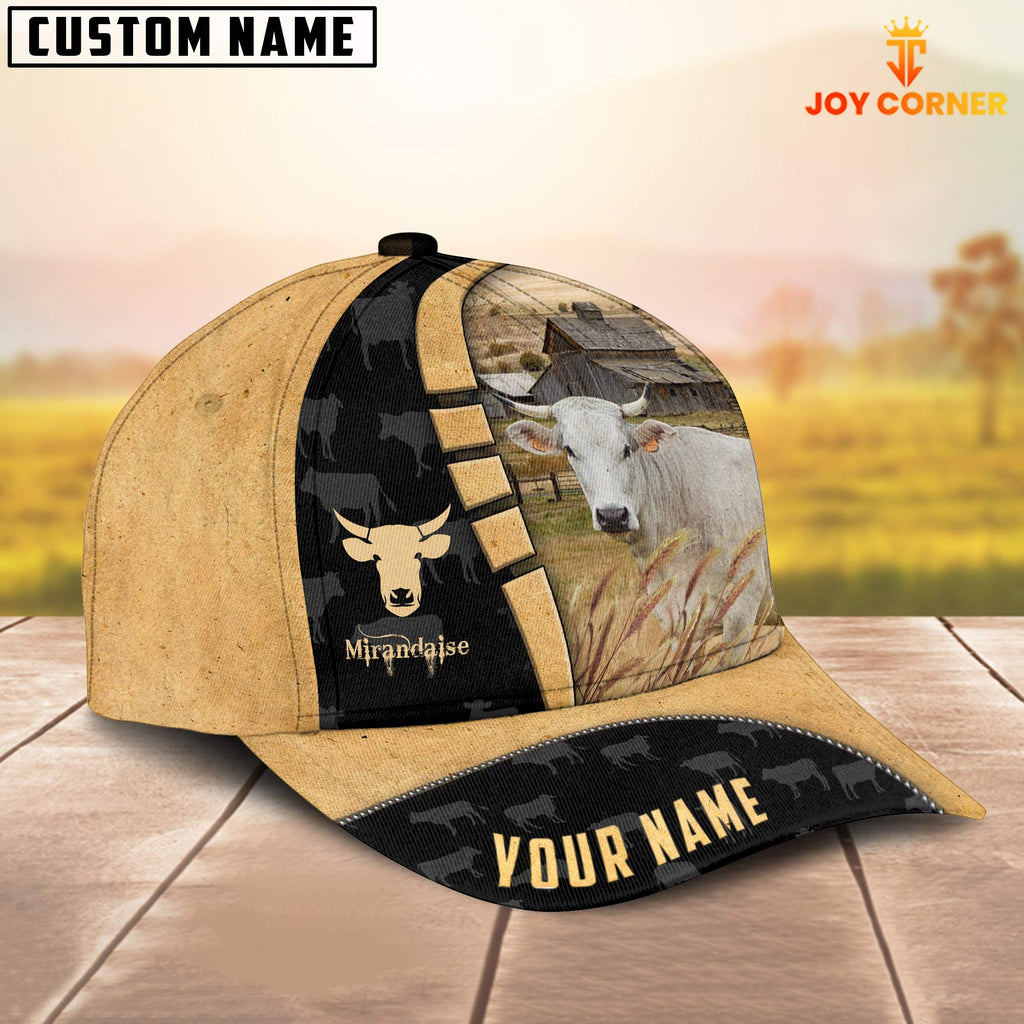 Custom Name Mirandaise Cattle 3D Cap