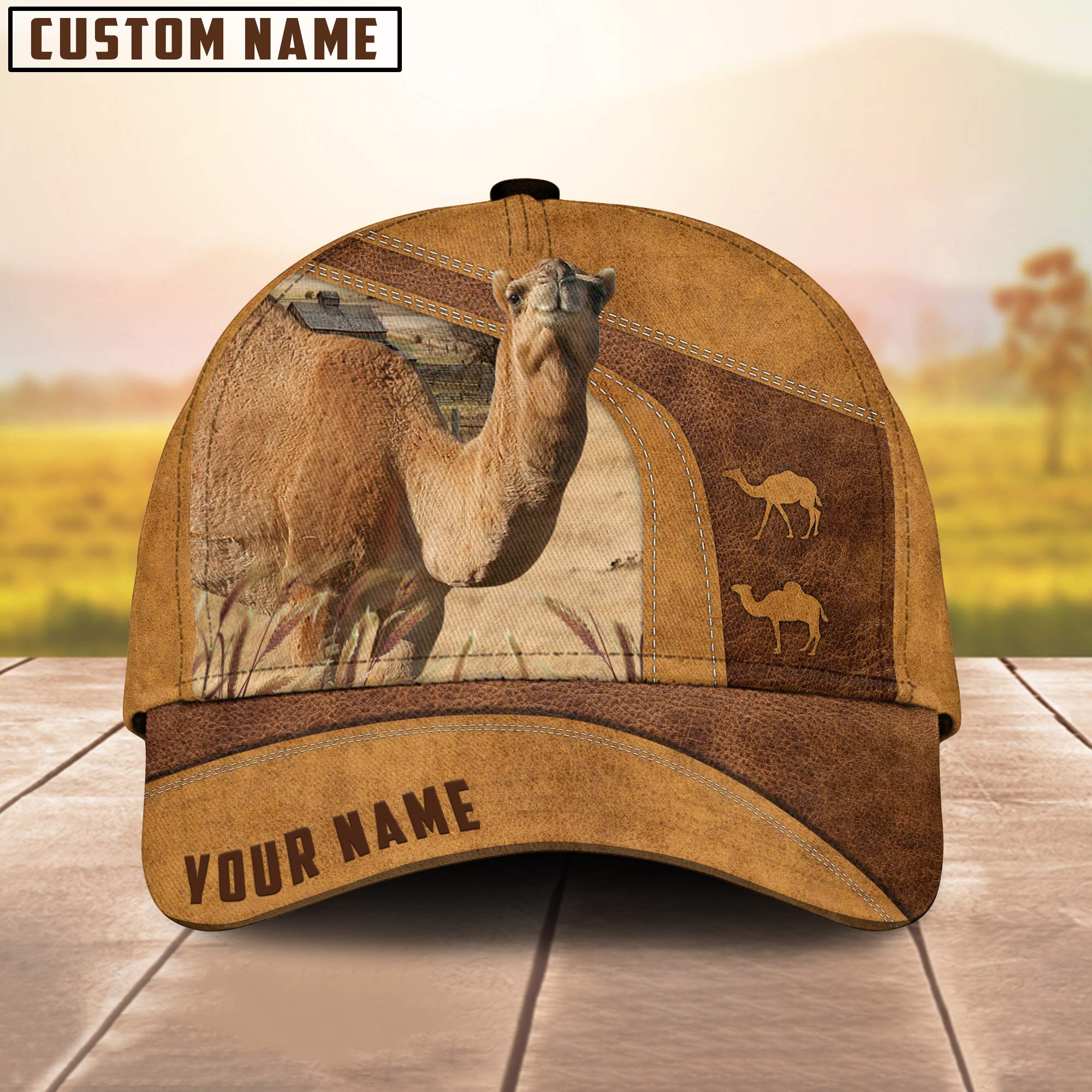 Personalized Name Camels Cap