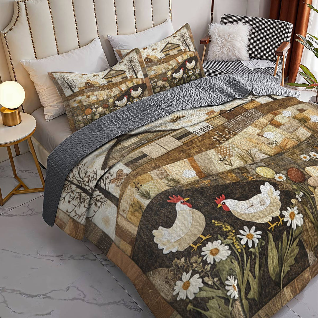 All Season Quilt 3-Piece Set Beautiful Land