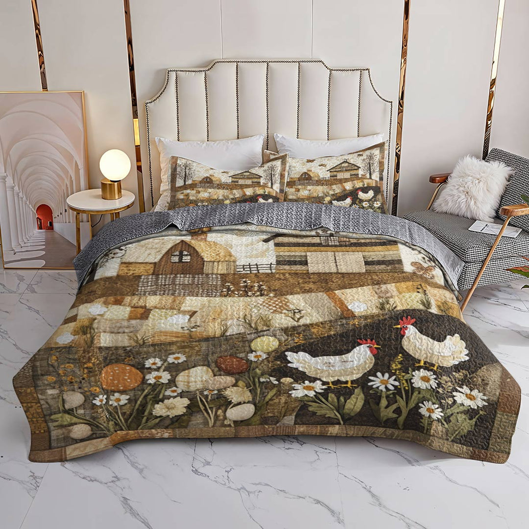 All Season Quilt 3-Piece Set Beautiful Land