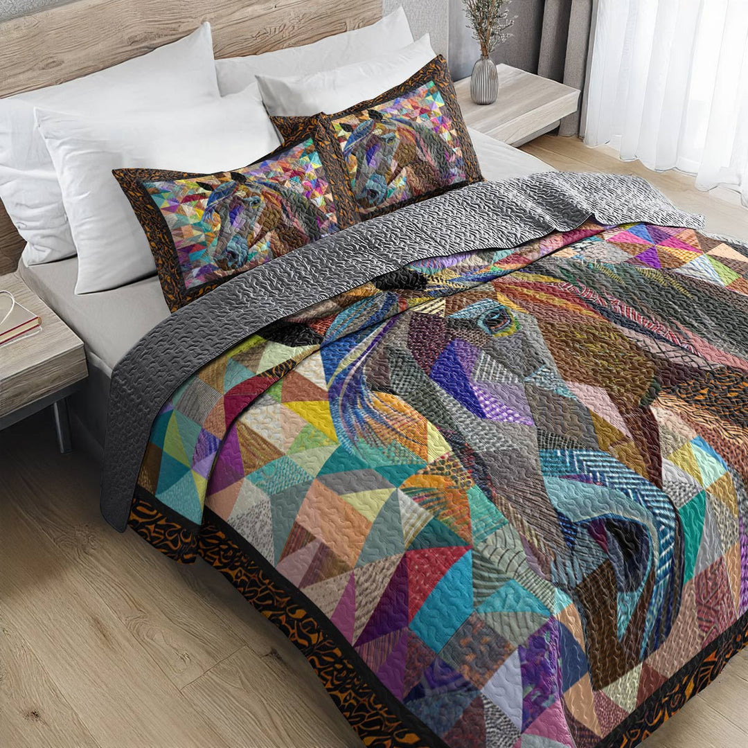 All Season Quilt 3-Piece Set Gorgeous Horse
