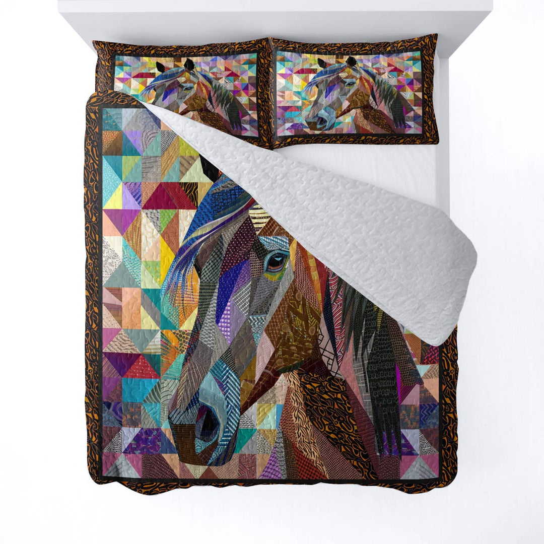 All Season Quilt 3-Piece Set Gorgeous Horse