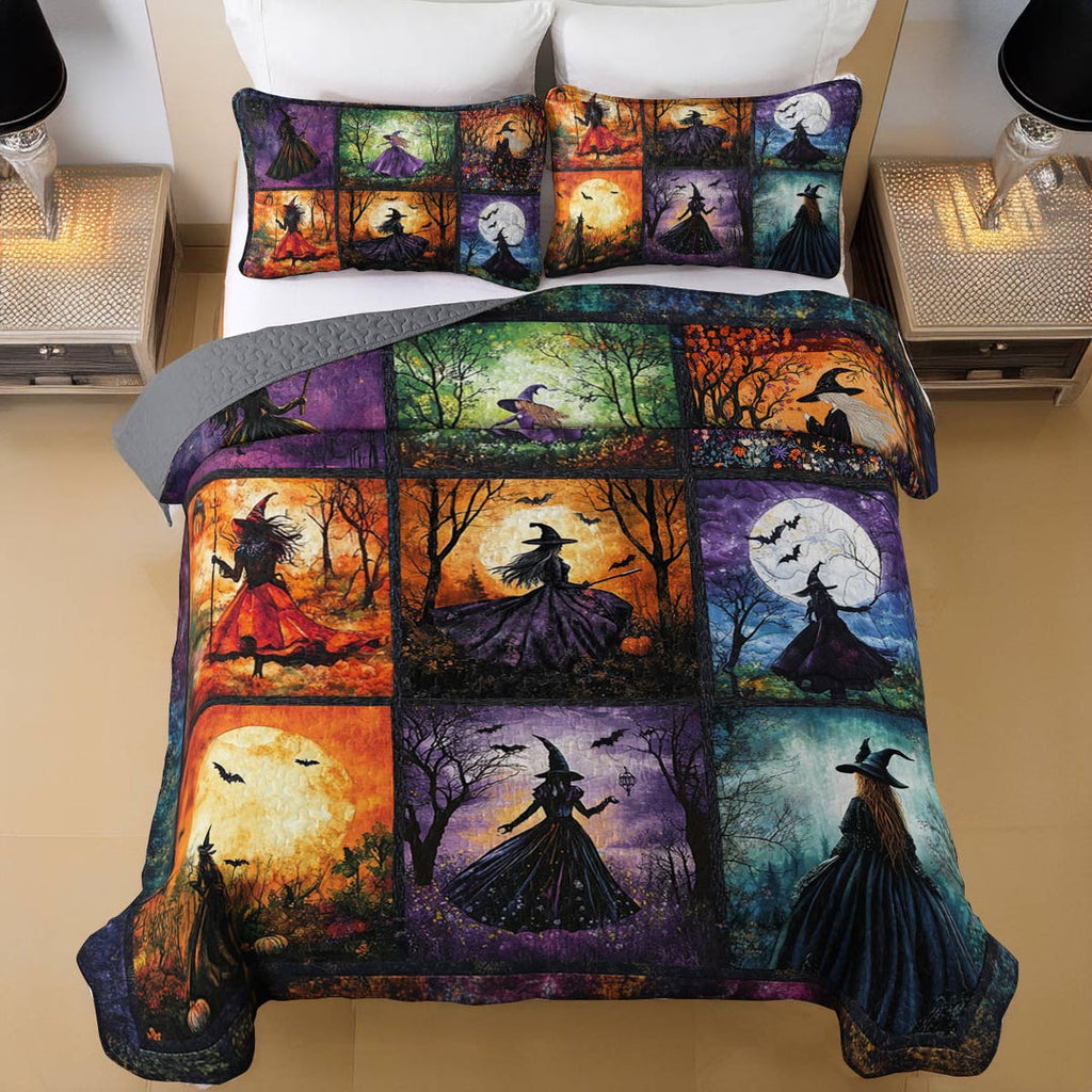 All Season Quilt 3-Piece Set Witch Beauty