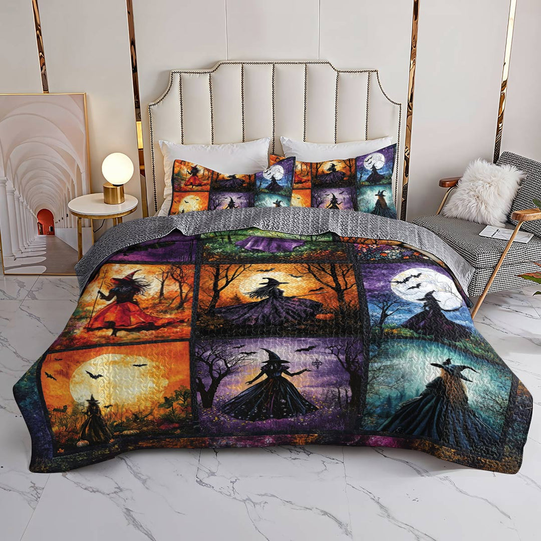 All Season Quilt 3-Piece Set Witch Beauty