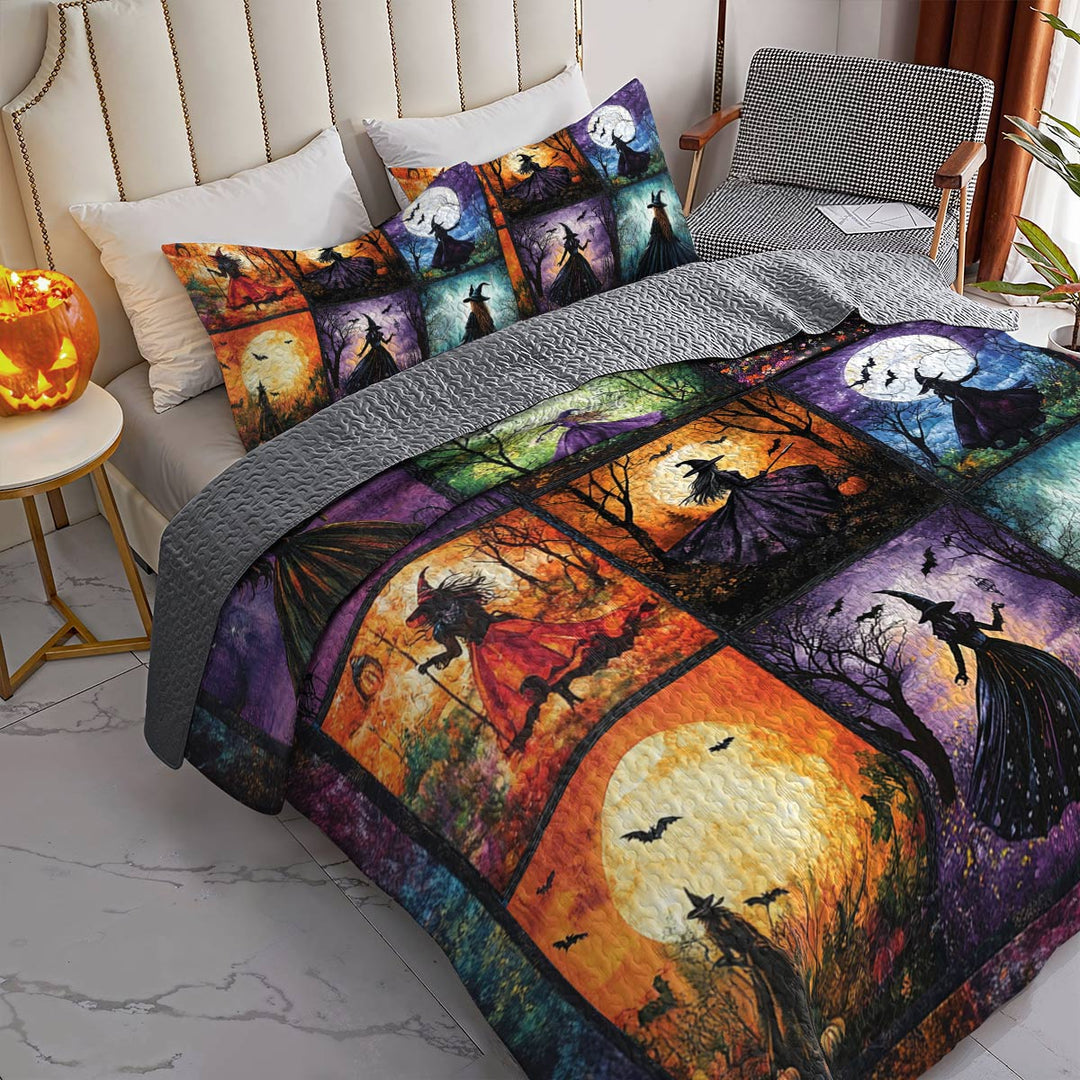 All Season Quilt 3-Piece Set Witch Beauty