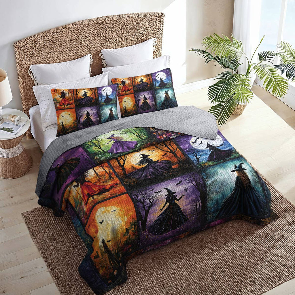 All Season Quilt 3-Piece Set Witch Beauty