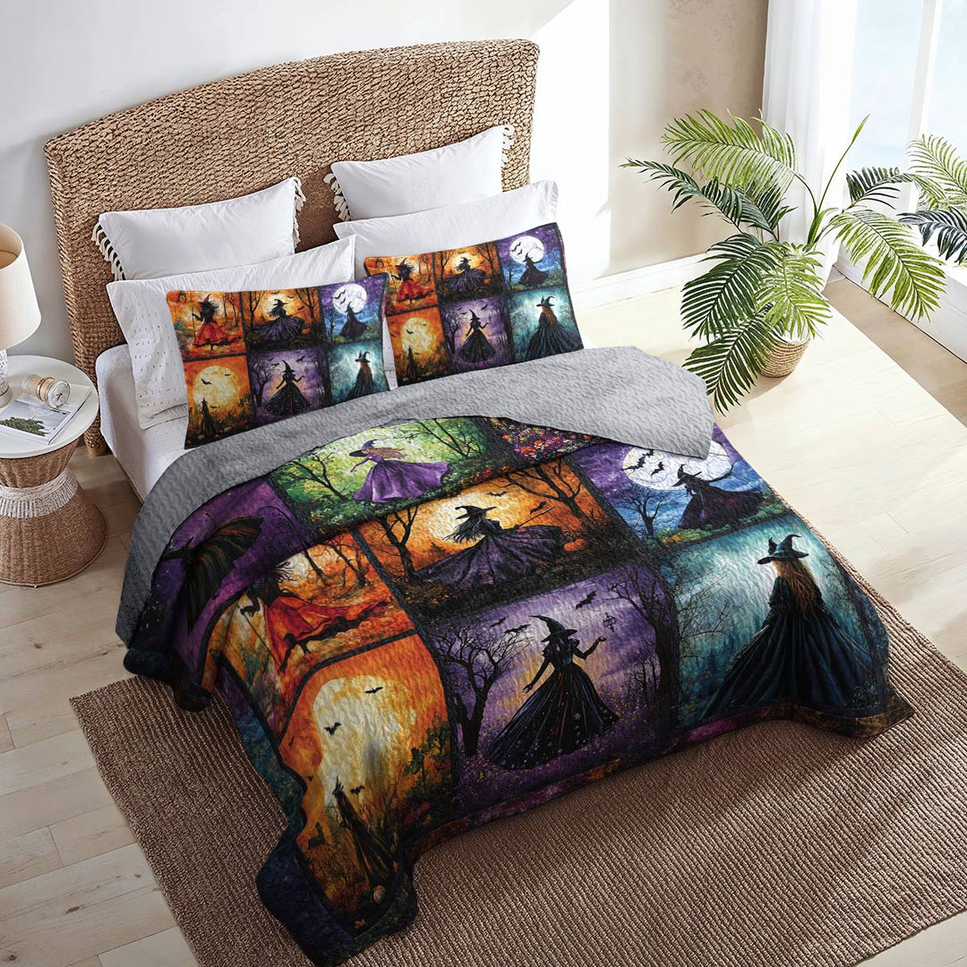 All Season Quilt 3-Piece Set Witch Beauty