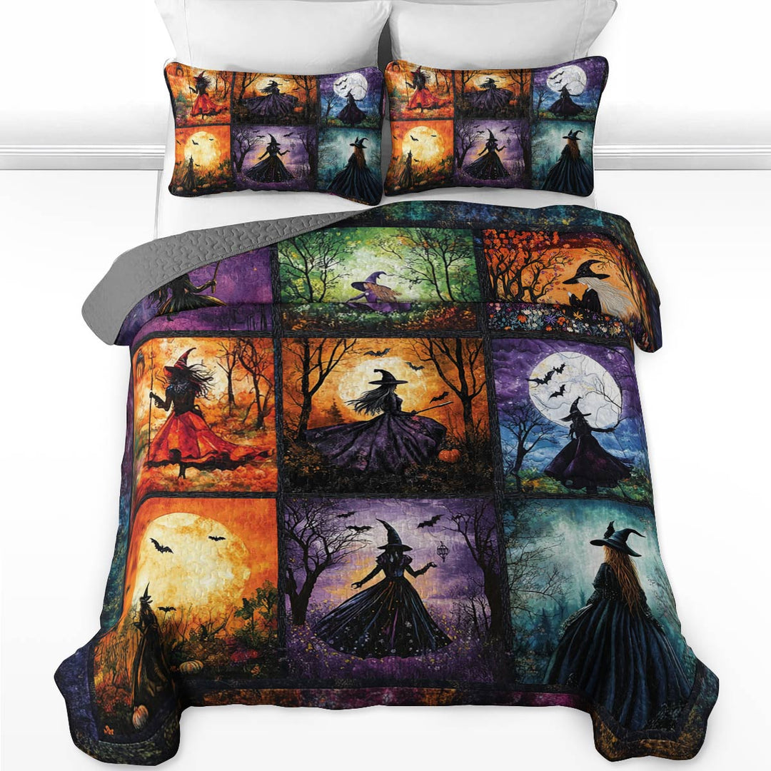 All Season Quilt 3-Piece Set Witch Beauty