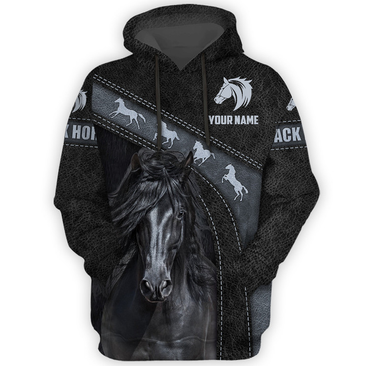 Custom Name Horse Lovers 3D Hoodie