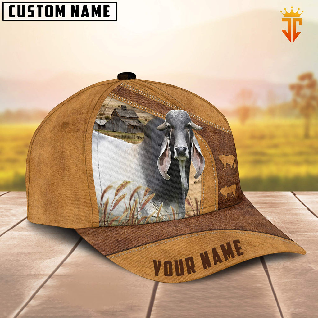 Custom Name Indu Brazil Cattle Cap