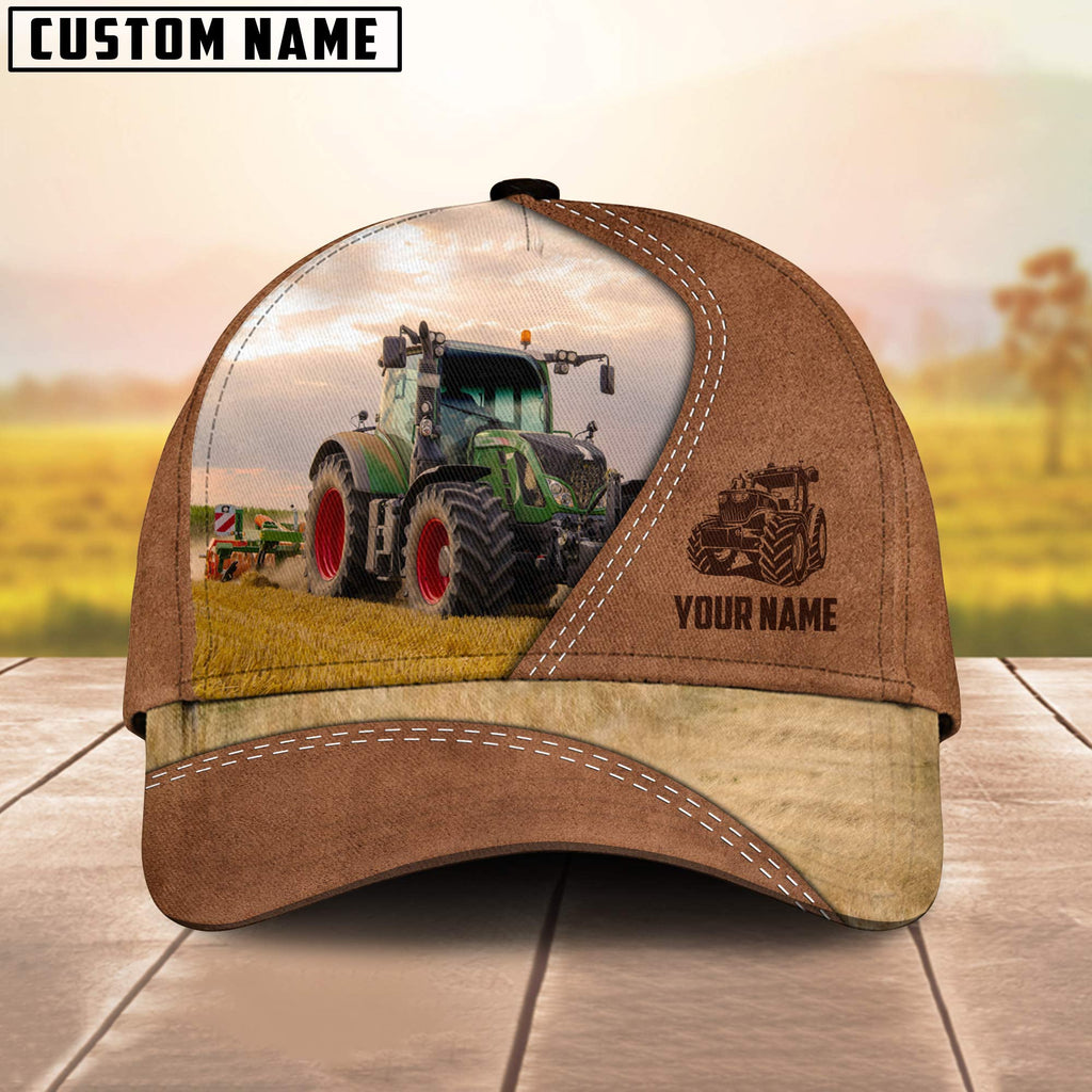 Farm Customized Name Brown Cap