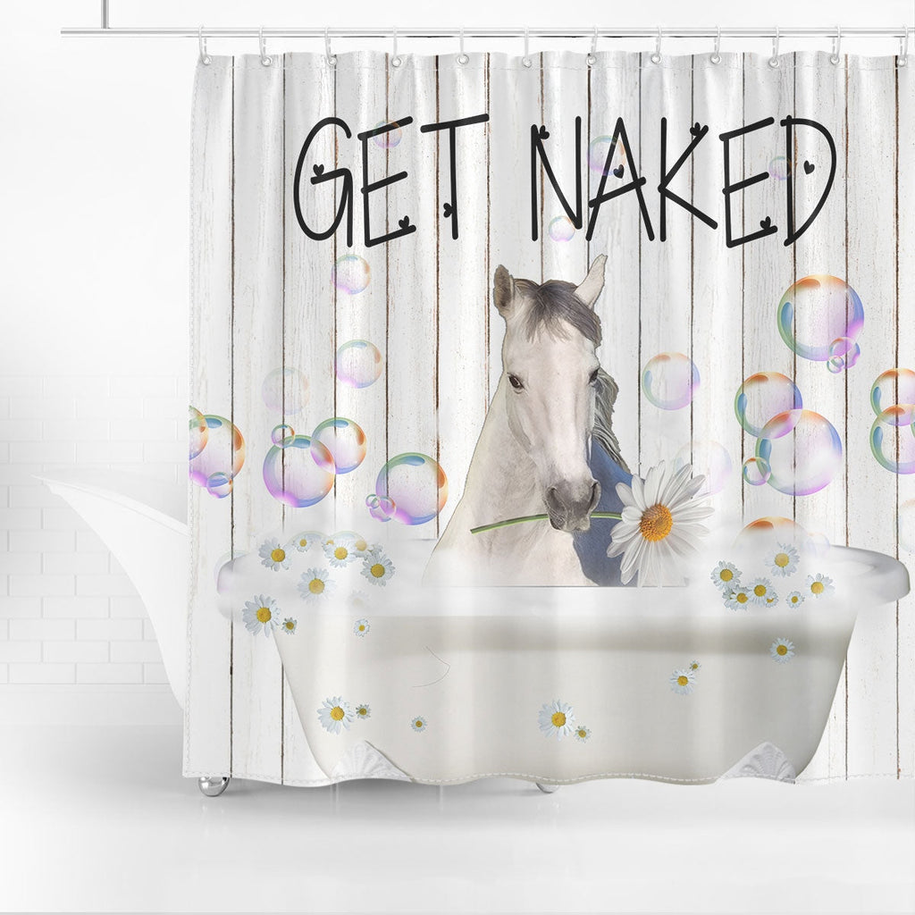 Arabian Get Naked Daisy Shower Curtain