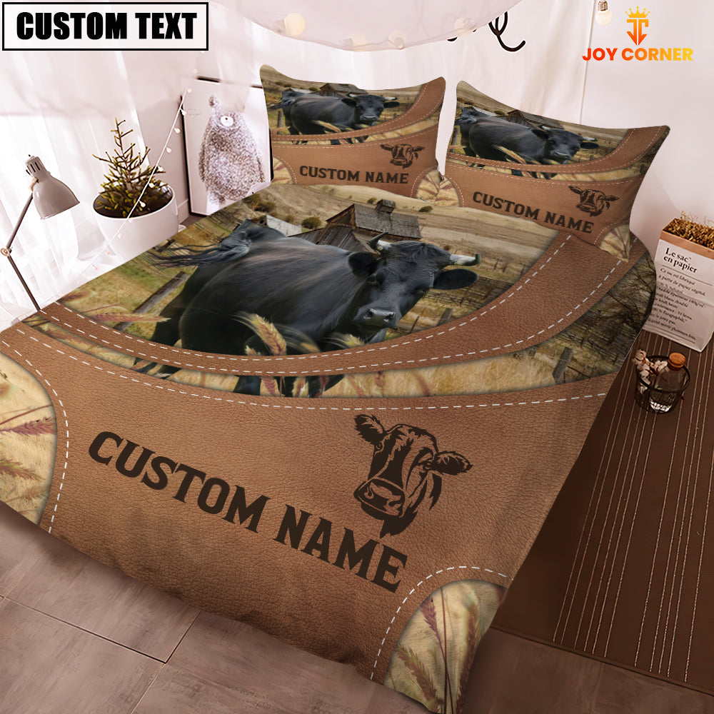 Custom Name Dexter On Farm Bedding Set
