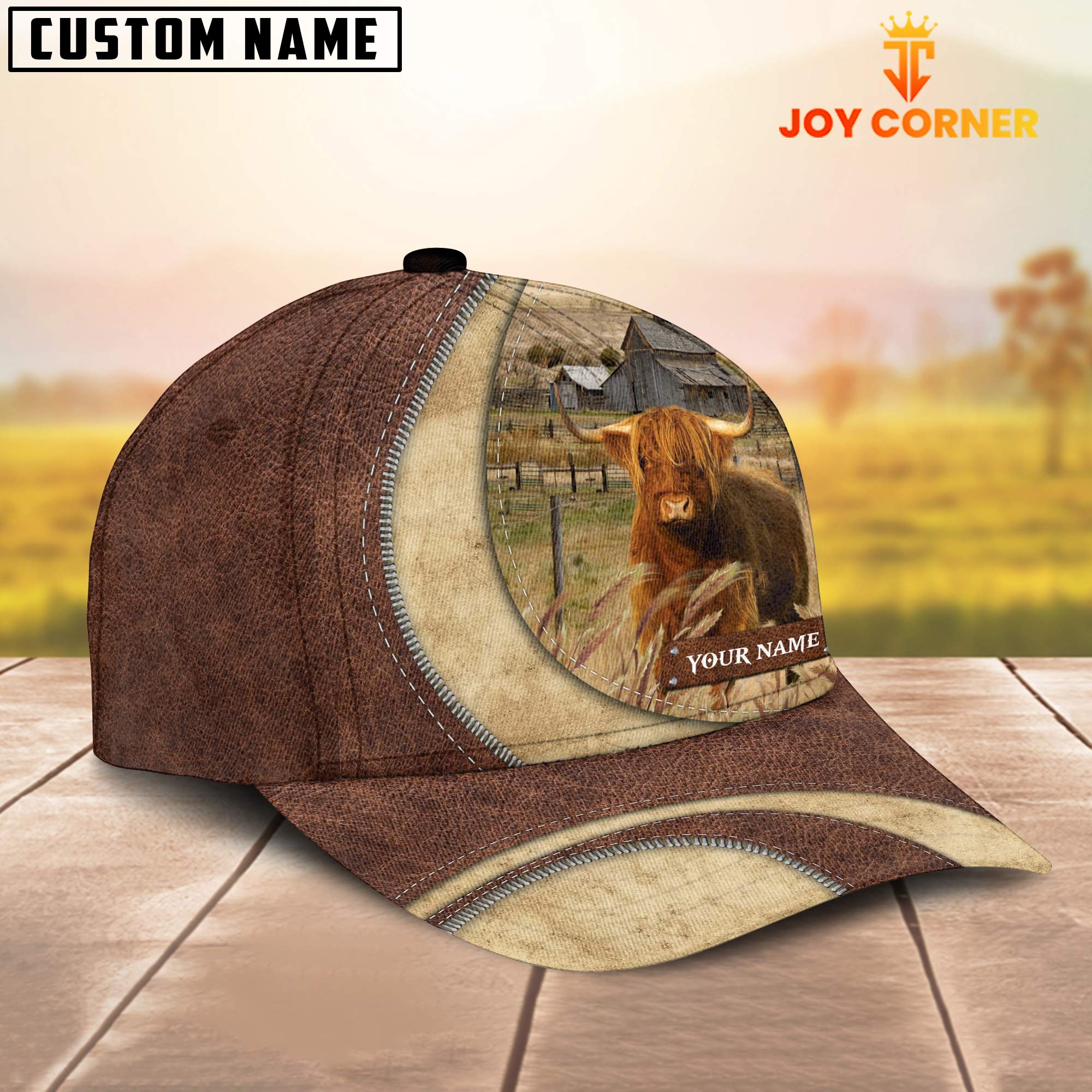 Highland Customized Name Farm Barn Cap