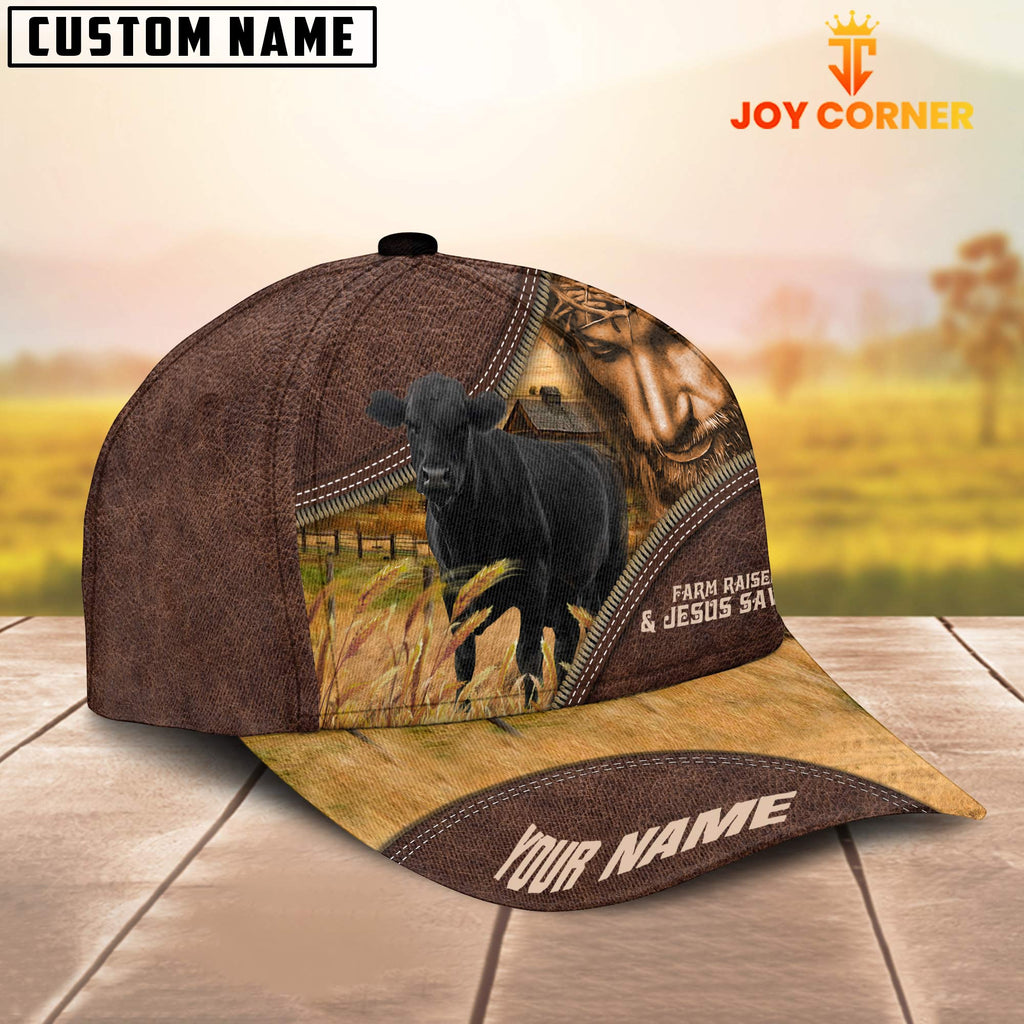 Black Angus Farm & Jesus Customized Name Cap