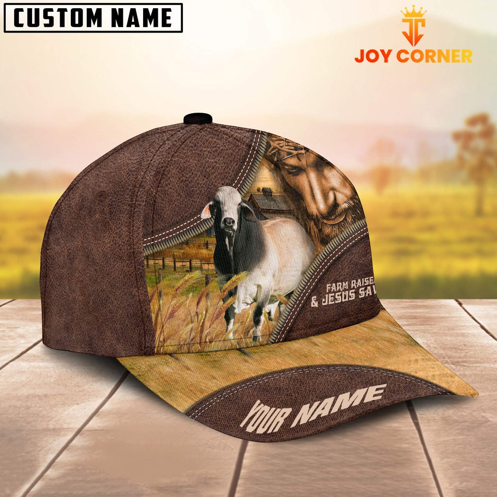 Brahman Farm & Jesus Customized Name Cap