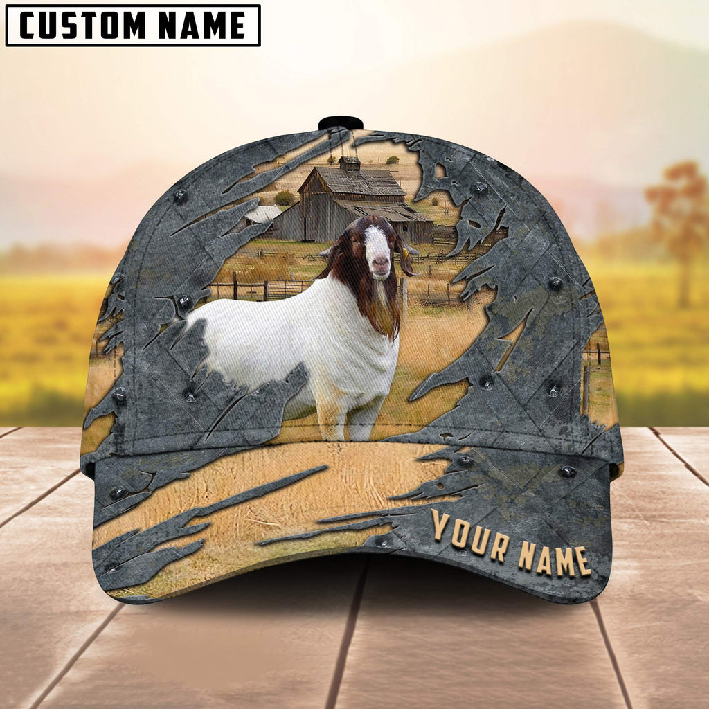 Boer Goat Customized Name Cap
