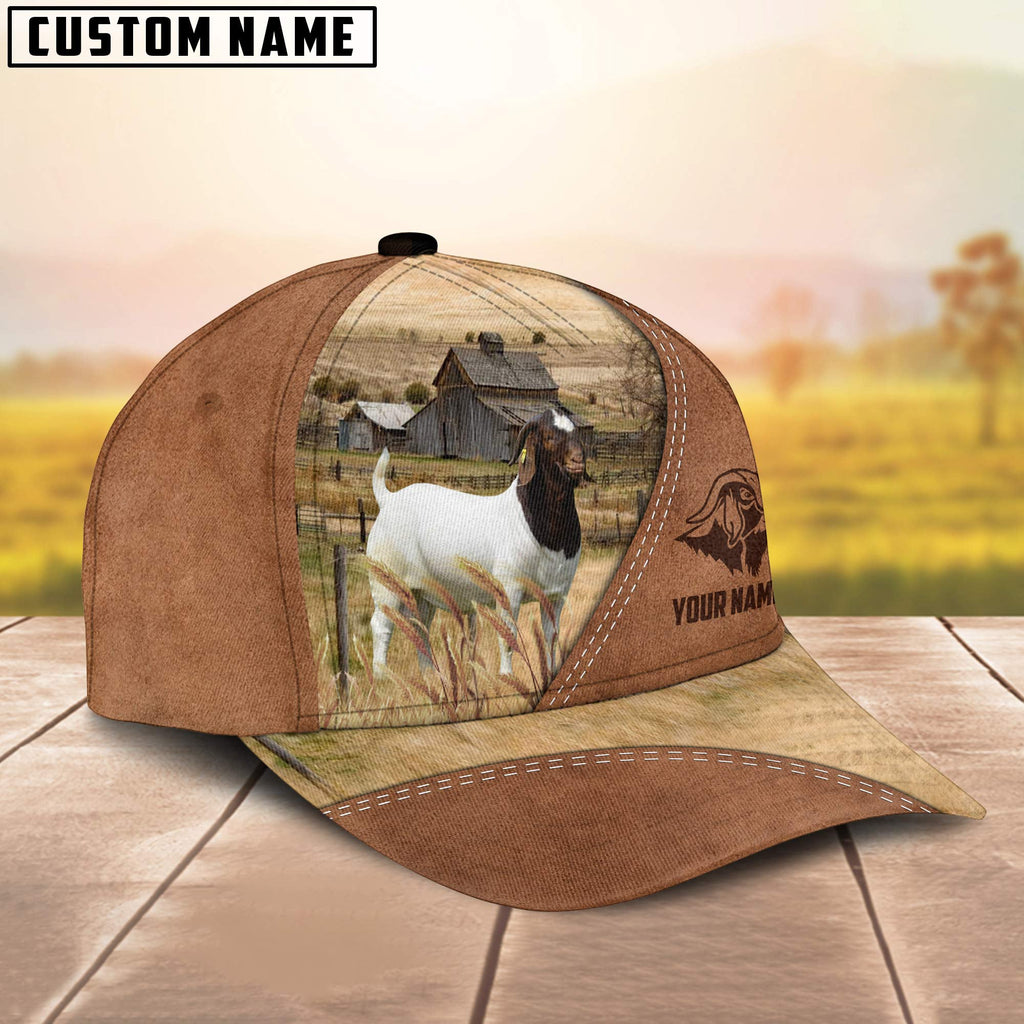 Boer Customized Name Brown Cap