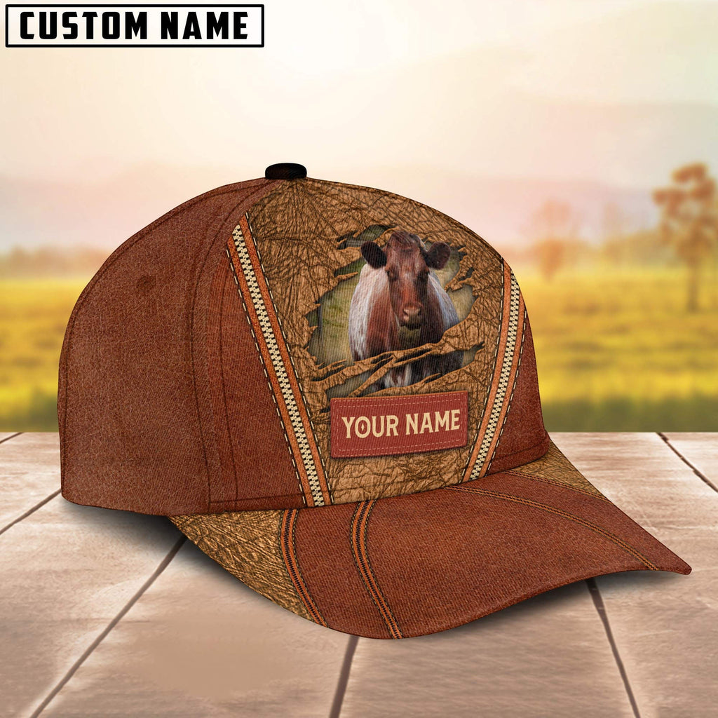 Happy Shorthorn Customized Name Cap
