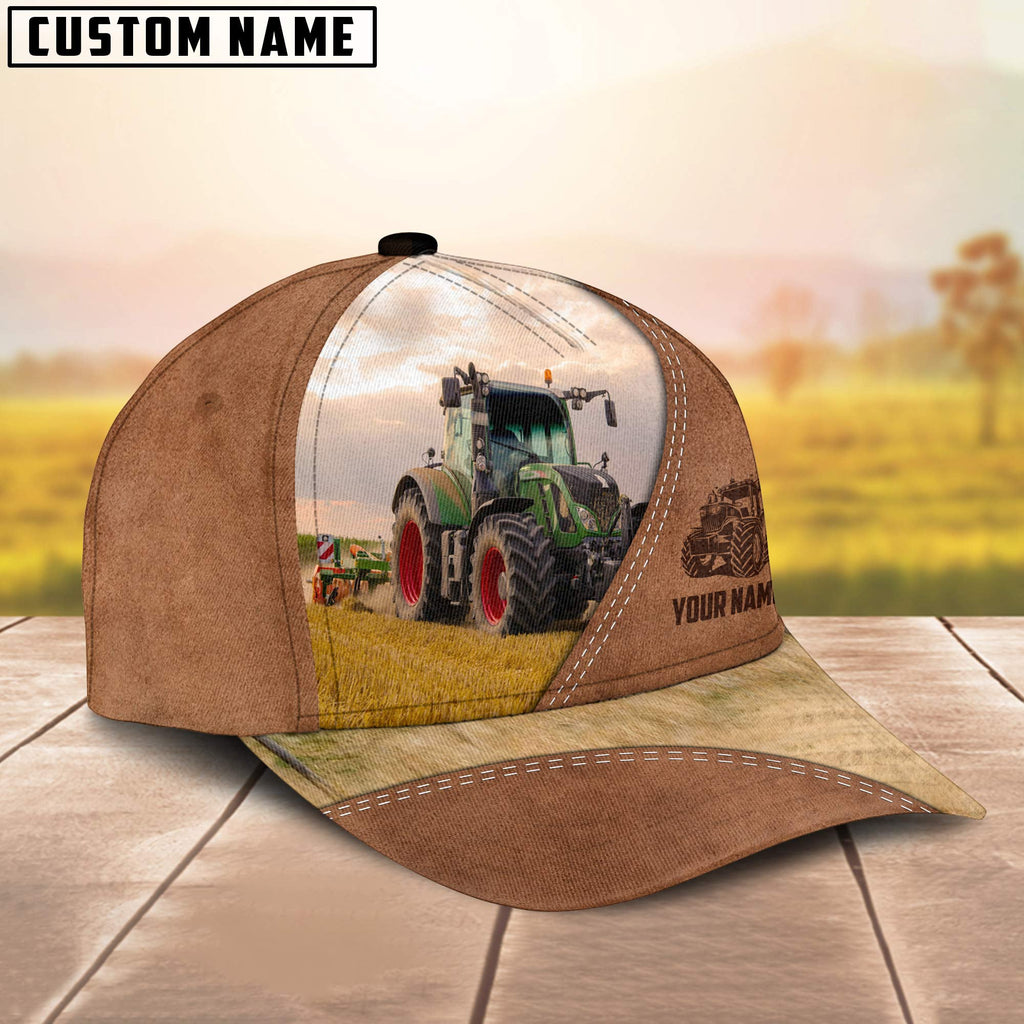 Farm Customized Name Brown Cap