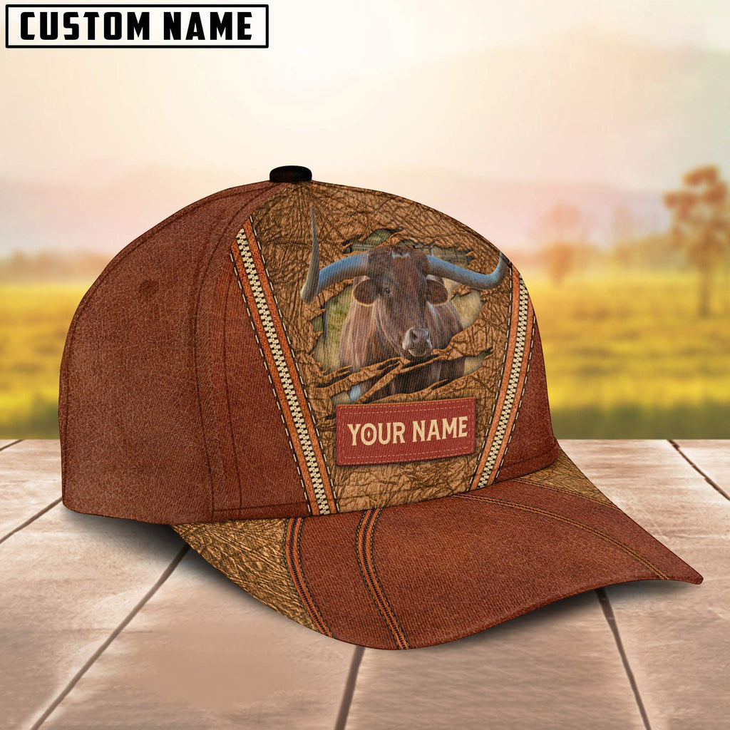 Happy Texas Longhorn Customized Name Cap