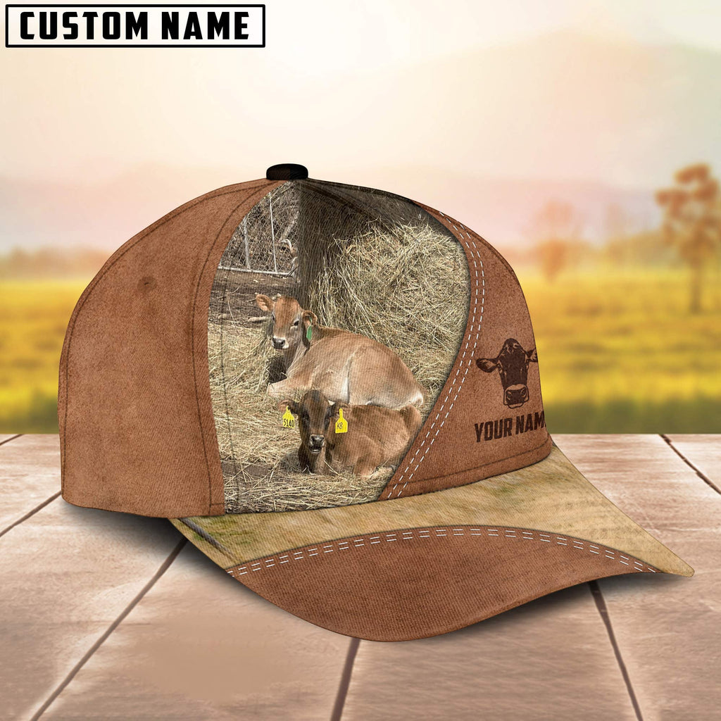 Jersey Image Customized Name Brown Cap