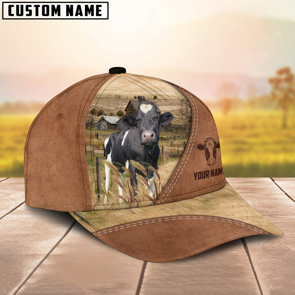 Holstein Customized Name Brown Cap