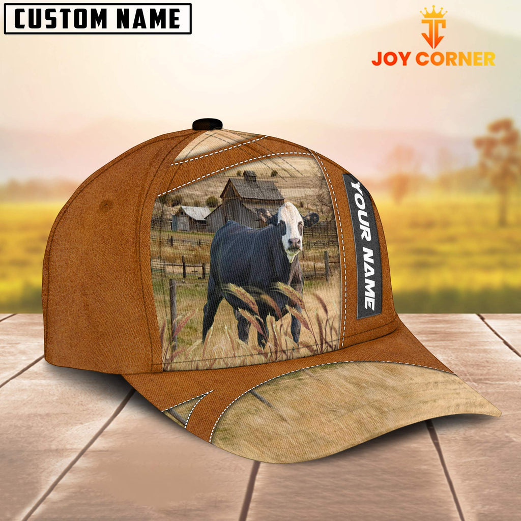 Black Baldy Customized Name Brown Cap