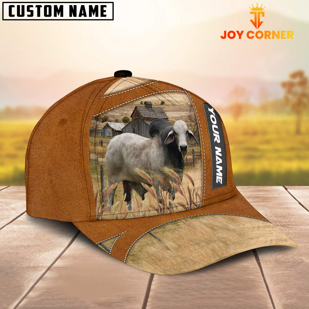 Brahman Customized Name Brown Cap
