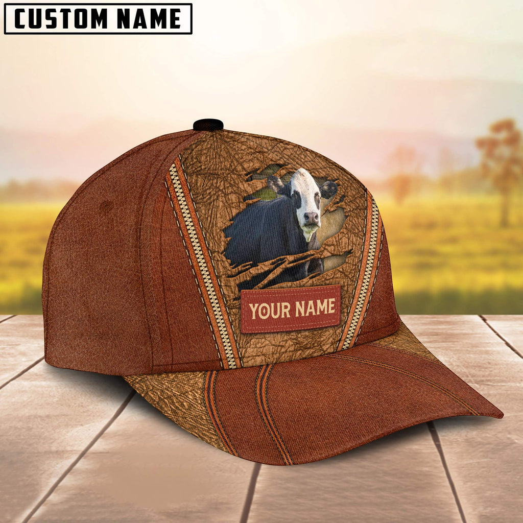 Happy Black Baldy Customized Name Cap