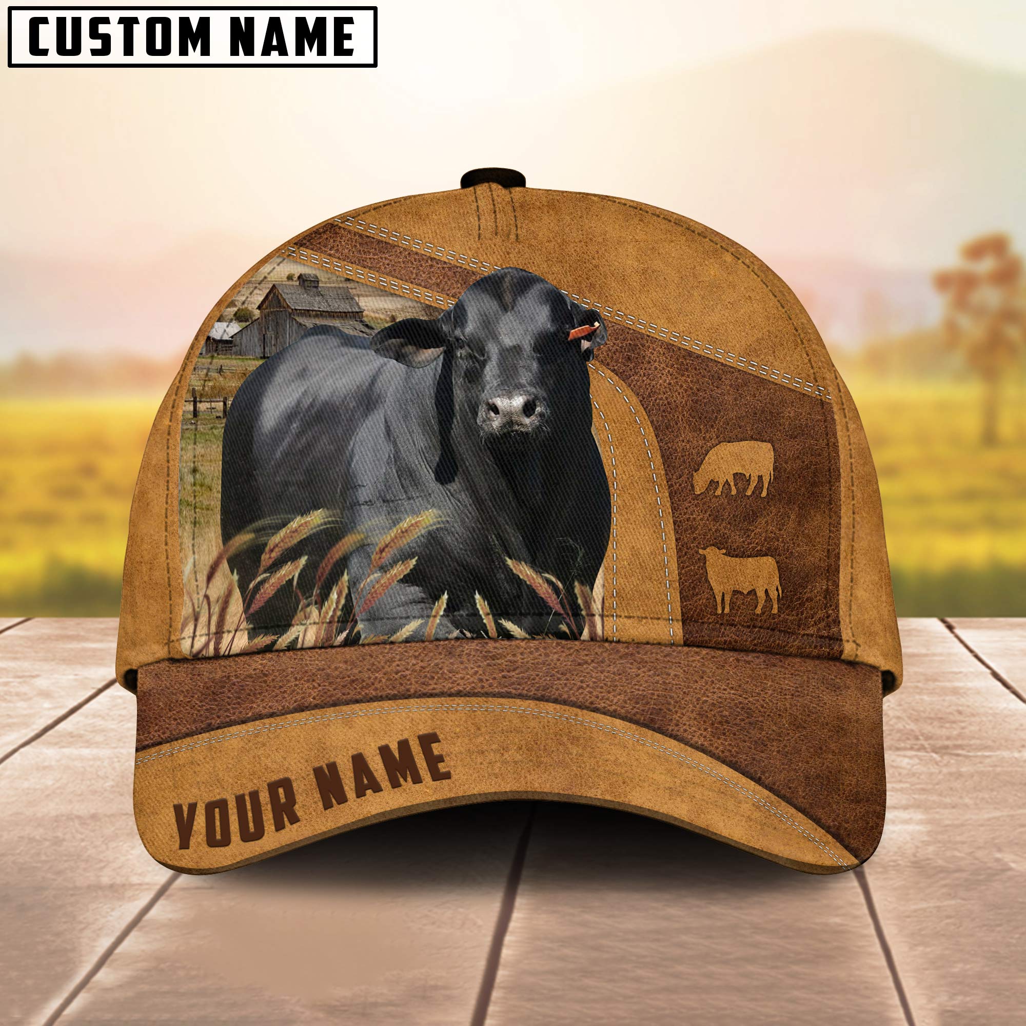 Brangus Custom Name Cap