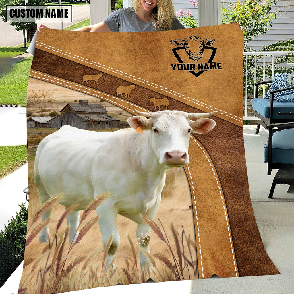 Charolais Custom Name Blanket Collection