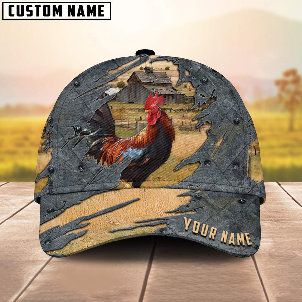 Chicken Customized Name Cap