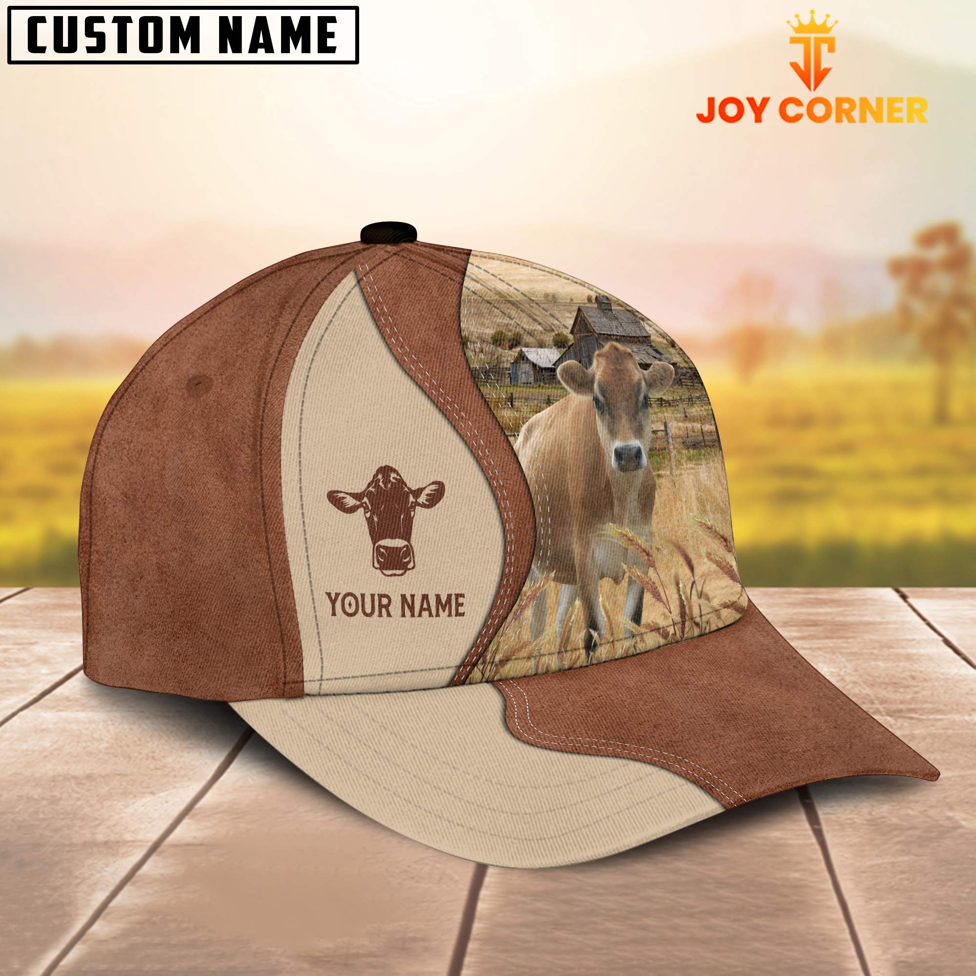 Jersey Customized Name Choco Cap