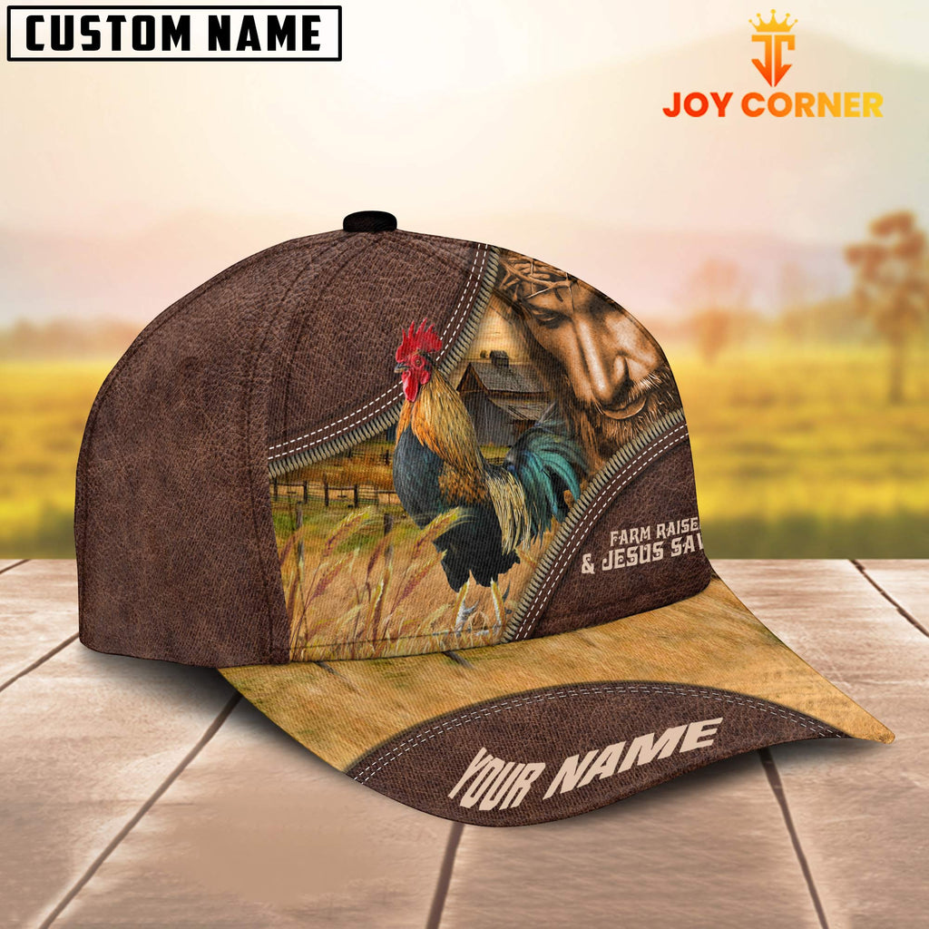 Chicken Farm & Jesus Customized Name Cap