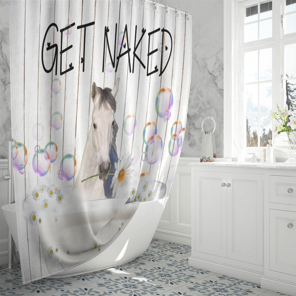 Arabian Get Naked Daisy Shower Curtain