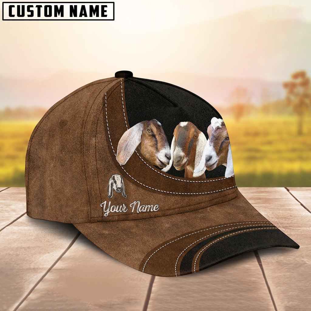 Anglo Nubian Goats Happiness Customized Name Cap